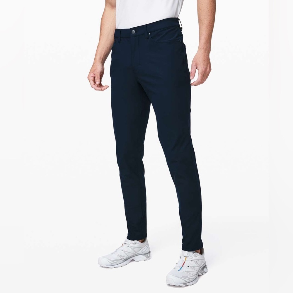 Lululemon ABC Pant Slim *Warpstreme" True Navy (First Release) sz 30(?) - Picture 3 of 17